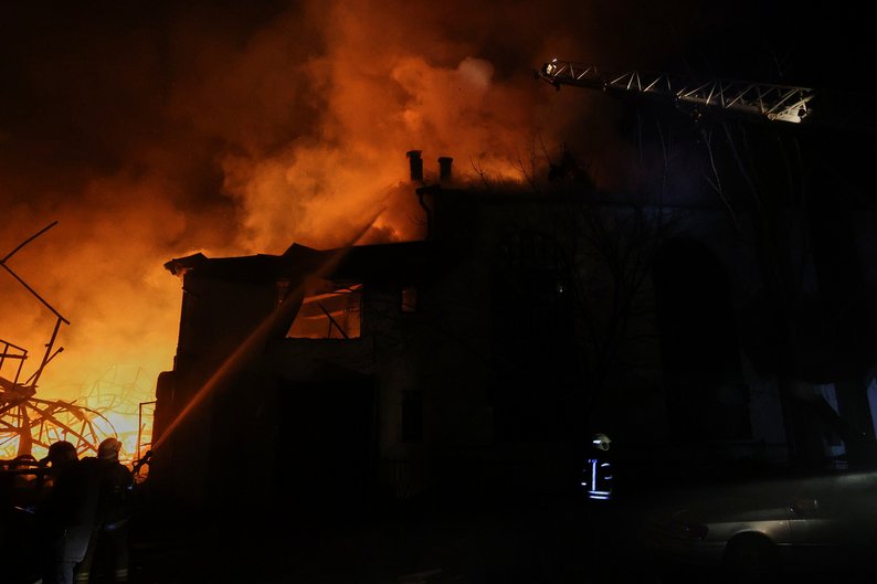 Наслідки нічного обстрілу Харкова 3 листопада