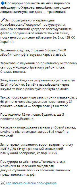 Пострадали дома целой улицы — прокуратура показала последствия удара по Харькову - фото 6